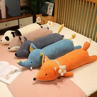 65 130cm kawaii cartoon anime animal deer fox elephant panda plush toy pillow soft sofa cushion baby girlfriend birthday gift