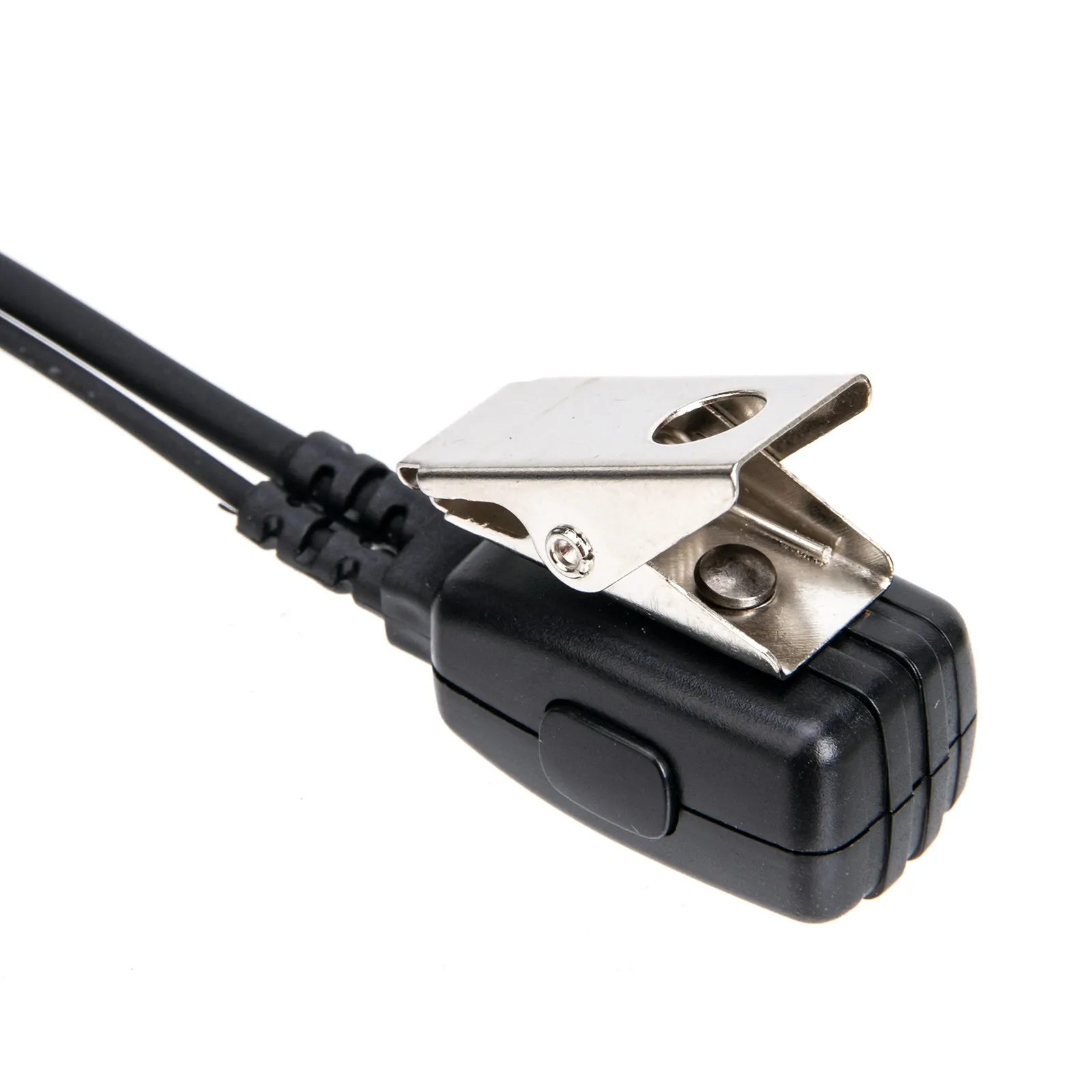 Фото Гарнитура PTT с микрофоном для SEPURA STP8000 STP8030 STP8035 STP8040 STP8080 — чистый звук, наушник типа D, крепление на воротник, пружинный кабель №2