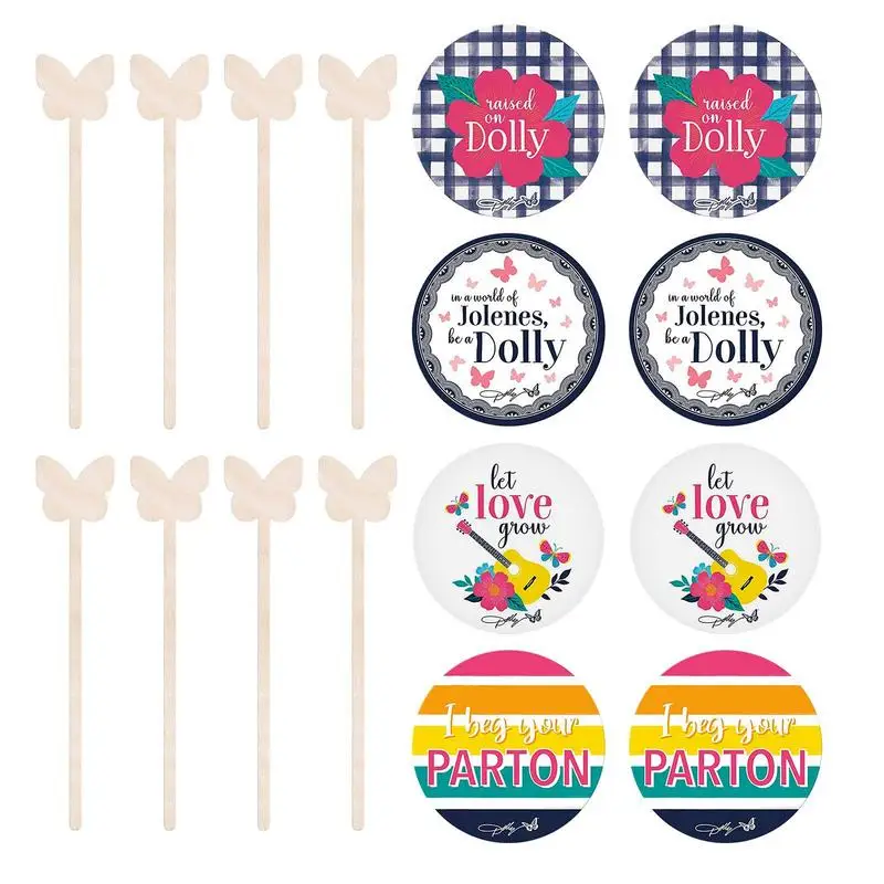 

Acrylic Coasters Table Pads Drink Coaster Plate Mats Round Set 8pcs With Stirring Rod Anti Slip Heat Insulation Bar Accessories