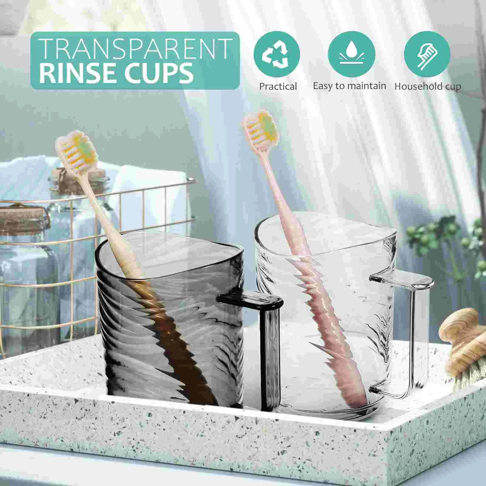 2 шт. чашка для полоскания рта держатель зубной щетки кружка ванной комнаты