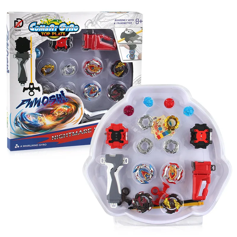 

Beyblade Burst Гироскопический костюм игрушка боевой гироскоп пластина конкурентоспособный 4 в 2 двойной гироскоп костюм для мальчиков и девочек праздничный подарок