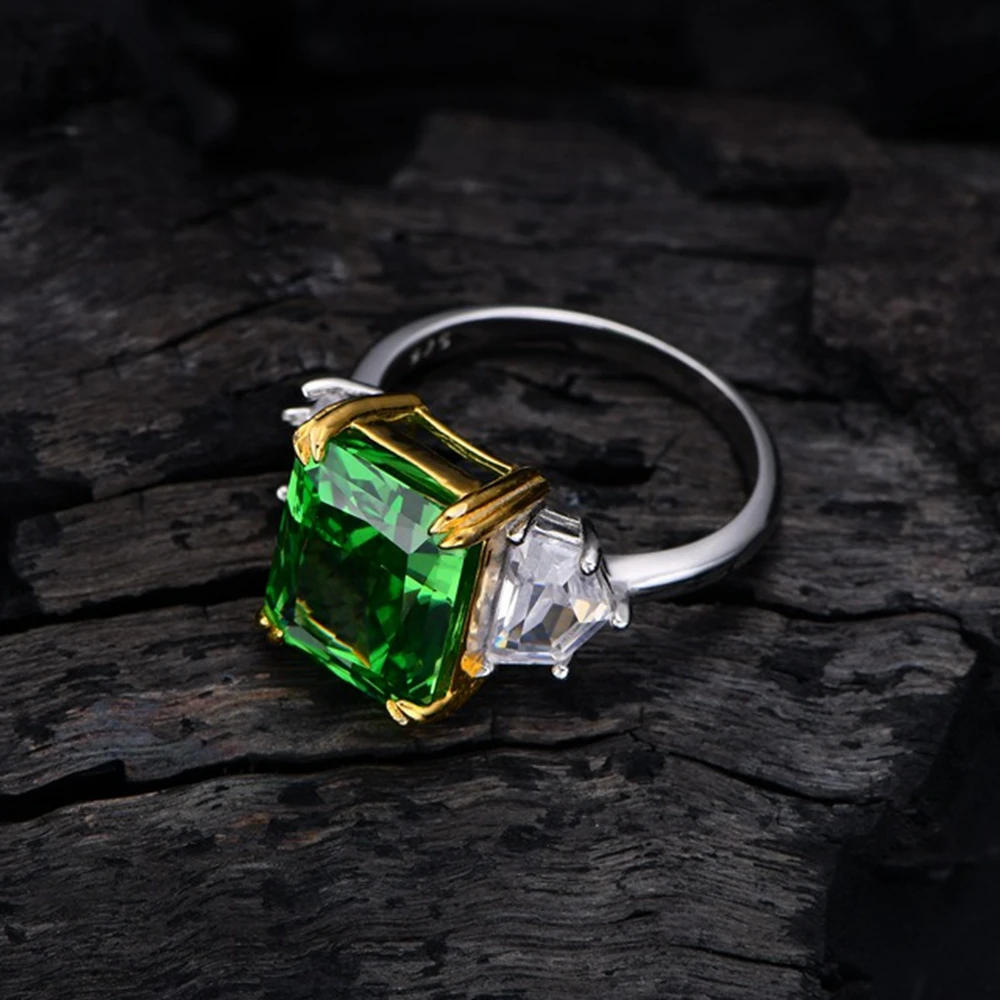 SEMNI 4.0ct 8.0ct бриллиантовое кольцо с муассанитом блестящей огранкой для женщин