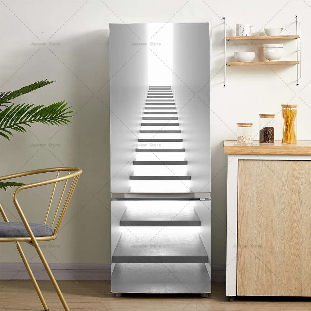 3D красное вино наклейка на дверь холодильника украшение для дома настенная