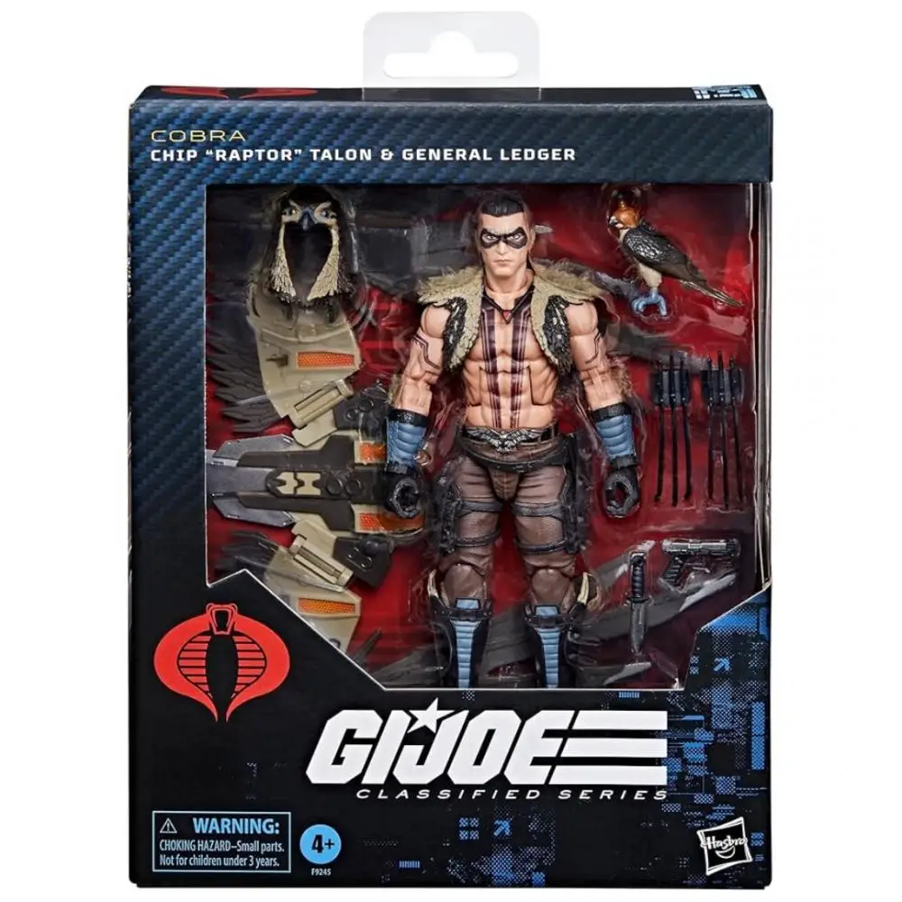 Фото Г.И. Joe Classified Series COBRA # 139 CHIP Raptor Talon & General Ledger 6-дюймовая фигурка с шарнирными крыльями №5