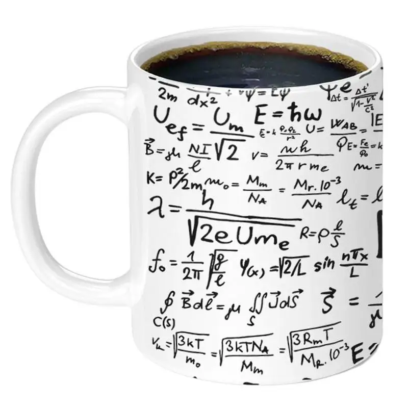 Забавная кружка математическая простые креативные чашки для молока математики