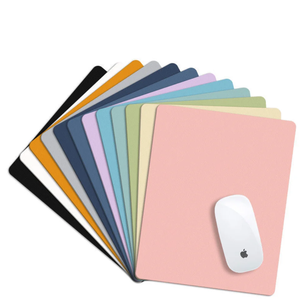 

Deskpad Cute Desk Mats Mouse Pad Mini Waterproof PU Leather Laptop Mouse Mat Keyboard Desktop Protector Office Supplies 20x30cm