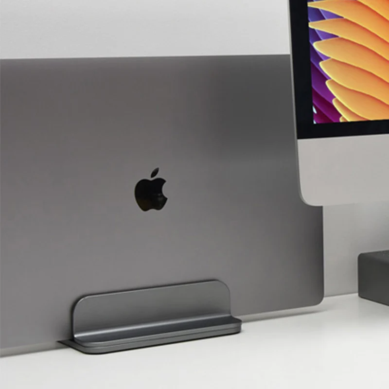 Подставка для ноутбука алюминиевая портативная регулируемая вертикальная M1 MacBook