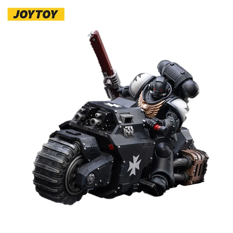 

In Stock 100% Original Genuine JOYTOY 40k Black Templars Outriders Brother Valtus Black Templars Outriders 1/18 Action Model Toy