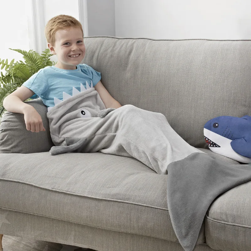 Children Kids Mermaid Blanket Shark Cartoon Tail Carpets Sleeping Sack Sofa Bed Double Flannel Child Boy Girl Freeship 140X70cm
Children Kids Mermaid Blanket Shark Cartoon Tail Carpets Sleeping Sack Sofa Bed Double Flannel Child Boy Girl Freeship 140X70cm