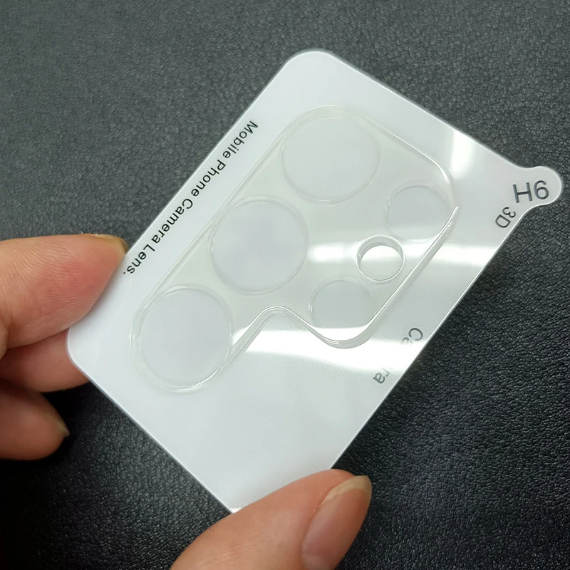 2 шт. Защитное стекло для объектива камеры Ultra Plus полное покрытие 3D прозрачная