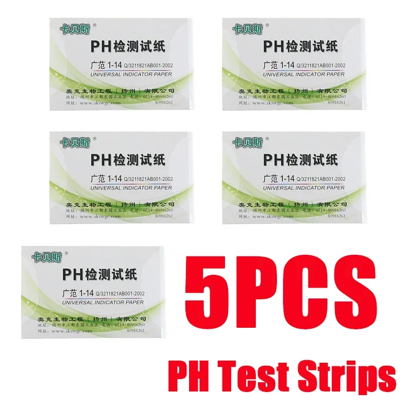 Универсальные бумажные полоски для лакмусовых тестов полного диапазона бумаги PH