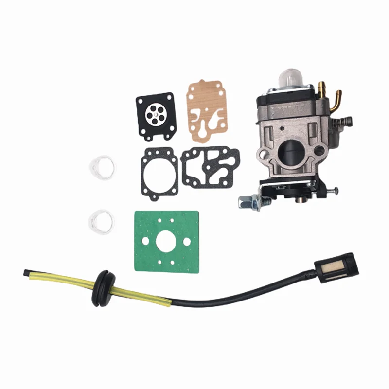 

15mm Carburettor Kit for 52cc 49cc 43cc with Seal Hose Spark Plug Petrol Filter Accessories Parts and Repair Kit for Engine 40-5