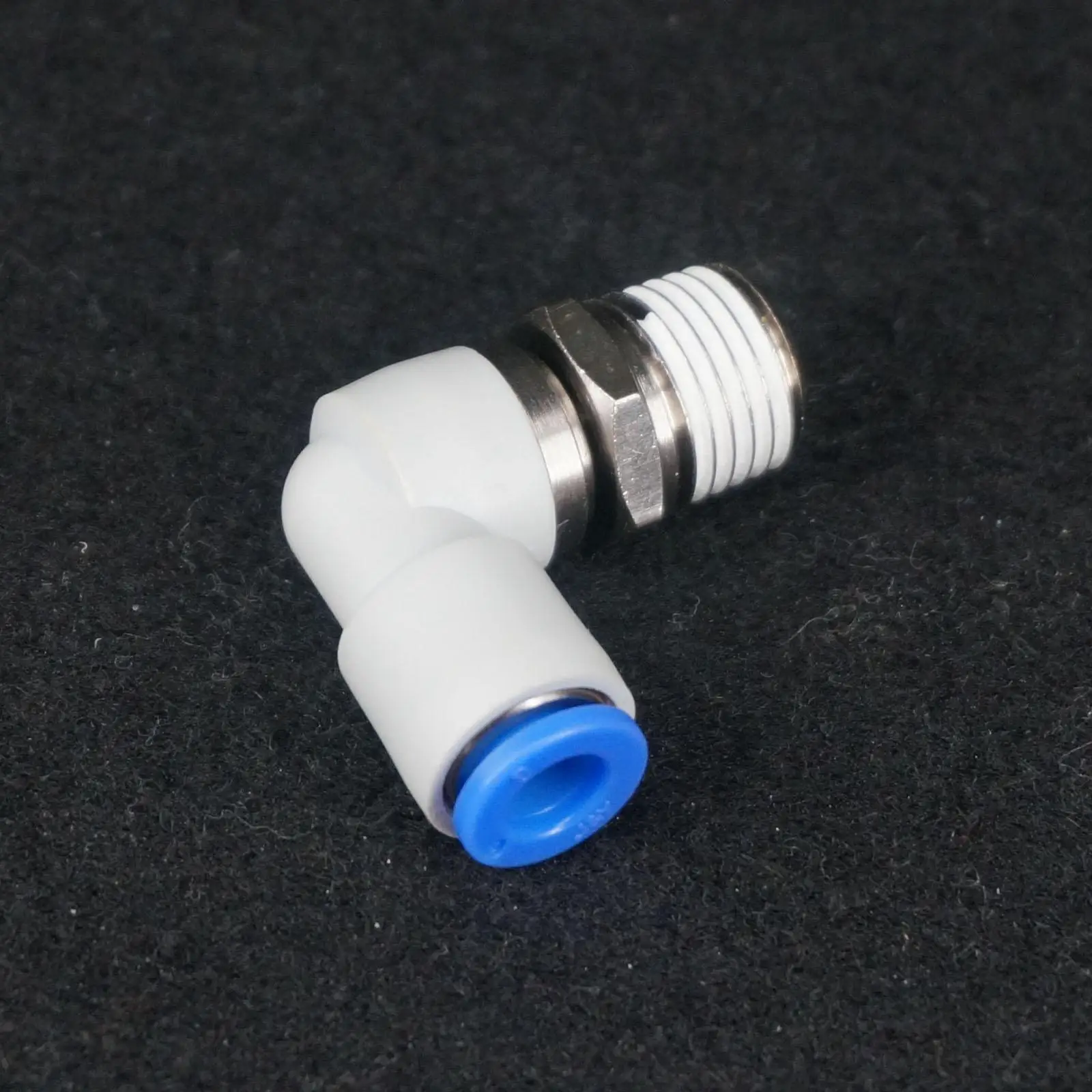 

KSL06-02S Fit Tube 0.D 6mm-1/4" BSPP Male Pushfit Connectors Joint Elbow Rotary Fitting KSL