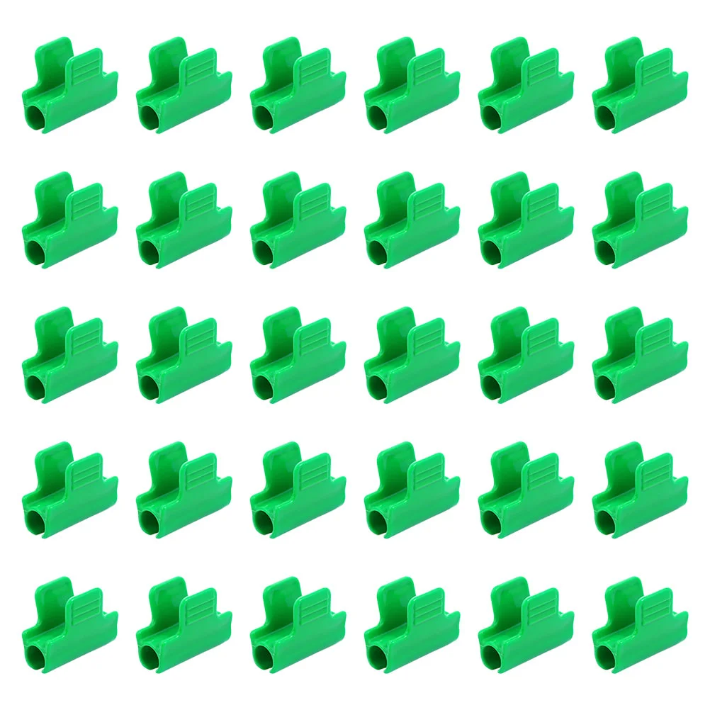 

40 Pcs Membrane Buckle Sun Shade Net Clip Plastic Pipe Clamps Film Clips Pp Greenhouse Snap
