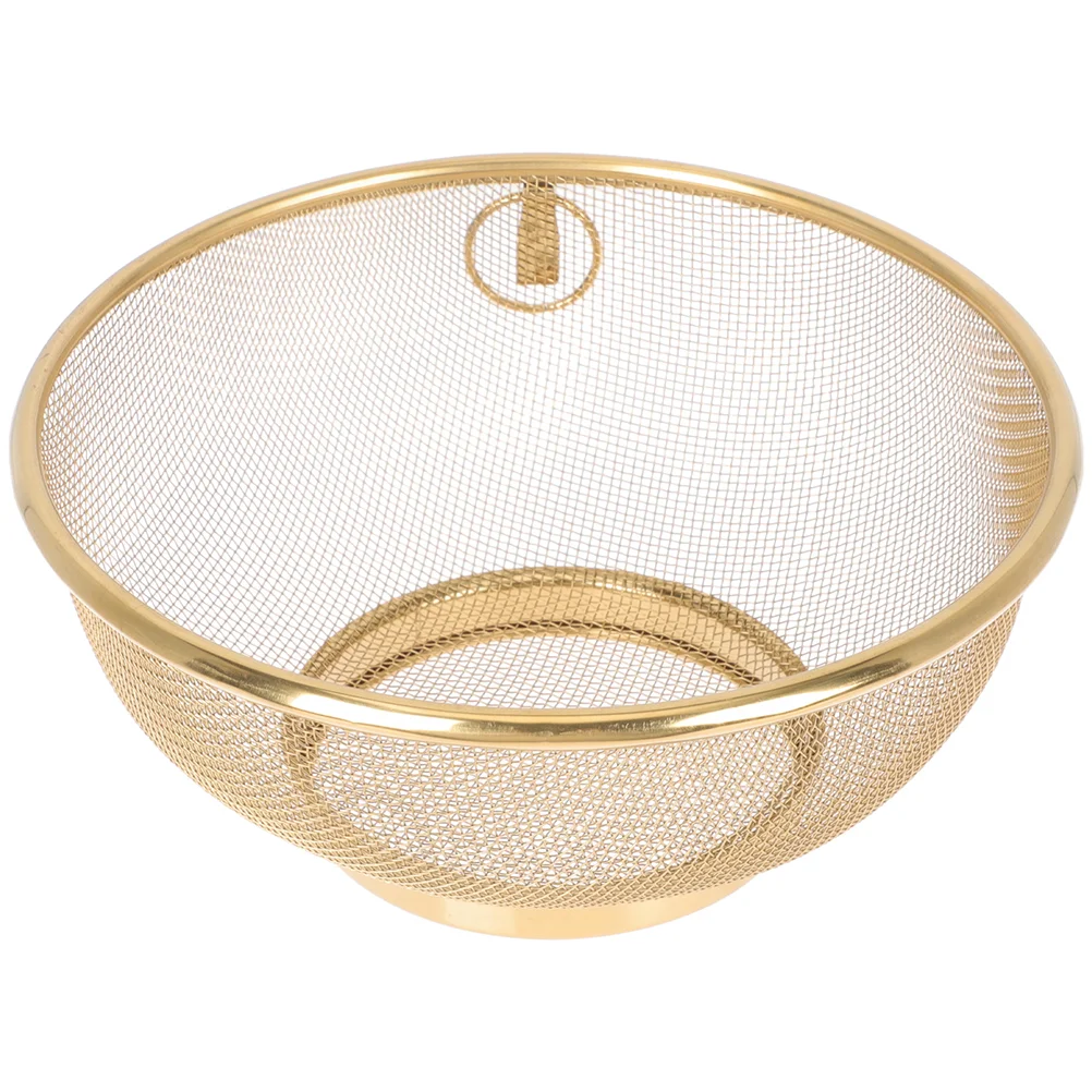

Stainless Steel Filter Sieve Fine Mesh Colander Bowl Wire Strainer Noodle Metal Rice Drainer