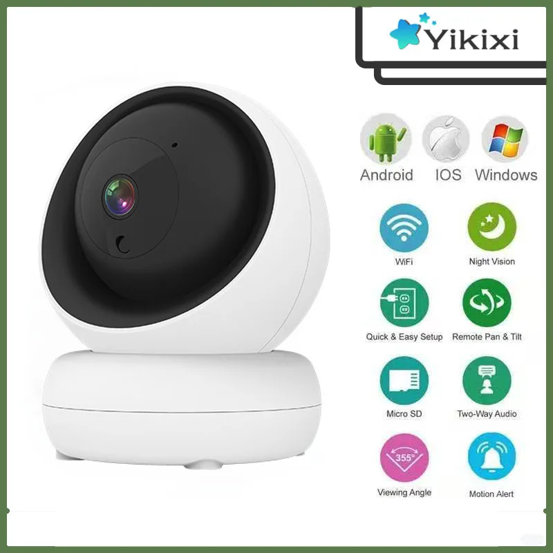 

Мини-IP-камера видеонаблюдения, 3 Мп, 1296P, 2 МП