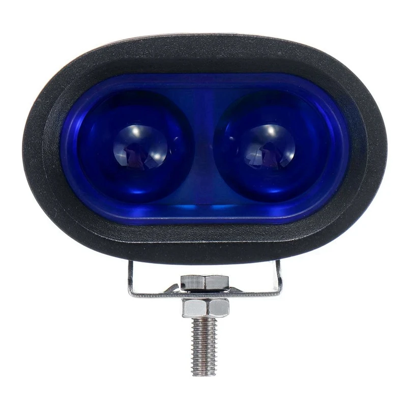 

4x10V-80V Автомобильная синяя фотолампа, лампа для вилочного погрузчика, рабочая фара для автомобиля 20W, лампа промышленной безопасности