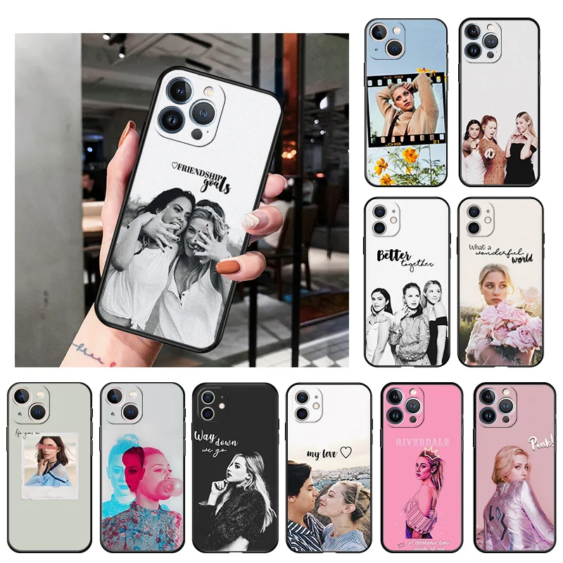 Защитный силиконовый чехол для телефона с камерой iphone 14 13 11 12 Pro XS Max Mini XR SE 8 7 Plus X Lili