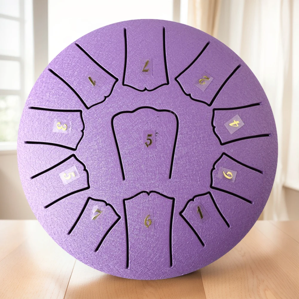 Стальной барабан для языка с чехлом 6 дюймов 11 заметок музыкальная книга пальцев