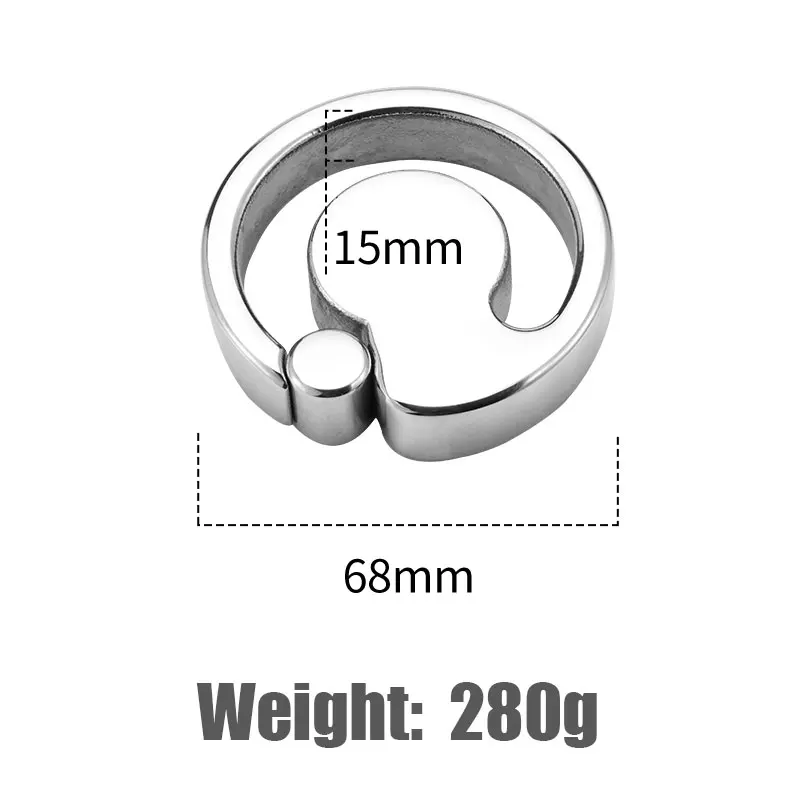Кольцо на пенис для увеличения пениса металлическое кольцо частные товары