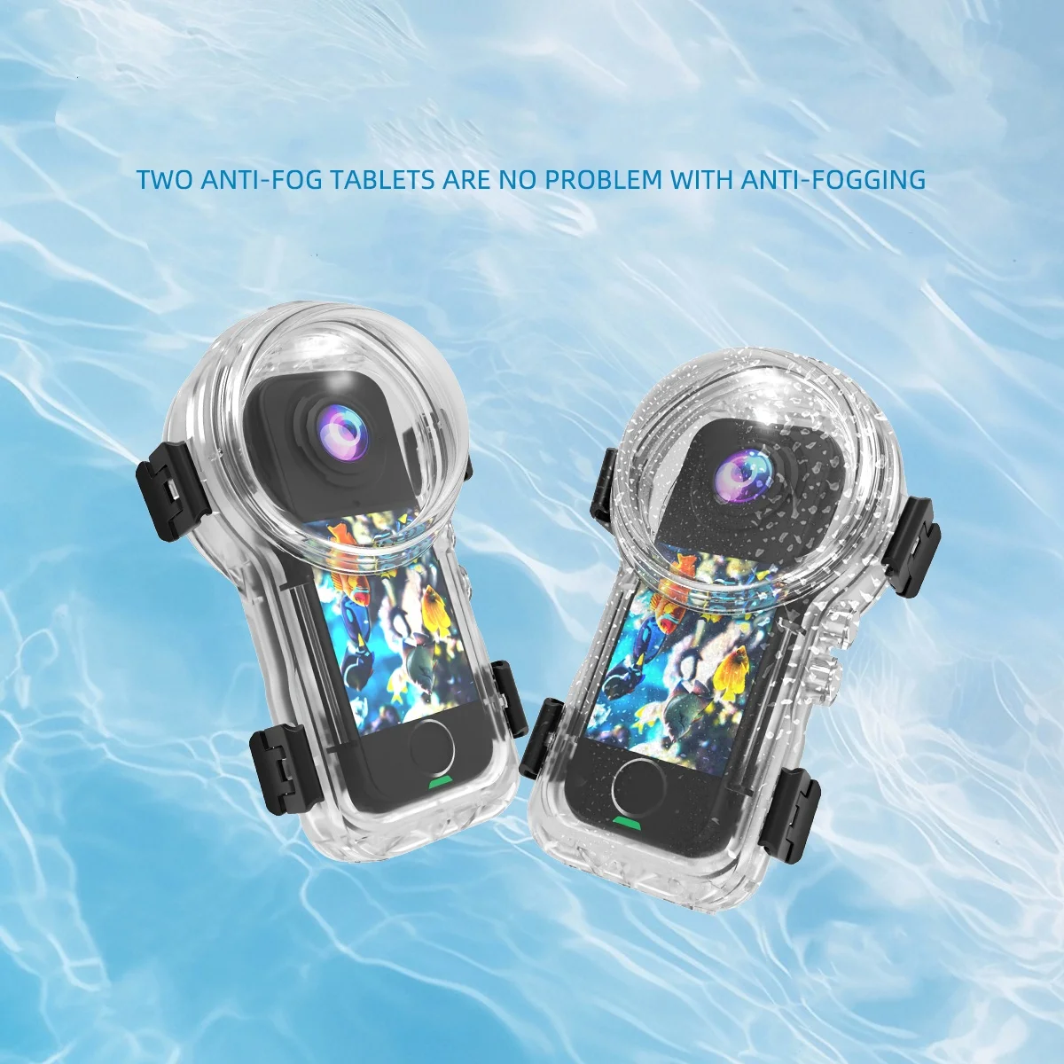 Фото Невидимый чехол для дайвинга для Insta360 X4 Air, подводный водонепроницаемый корпус для дайвинга 50 м, защитный чехол для аксессуаров для камеры №4