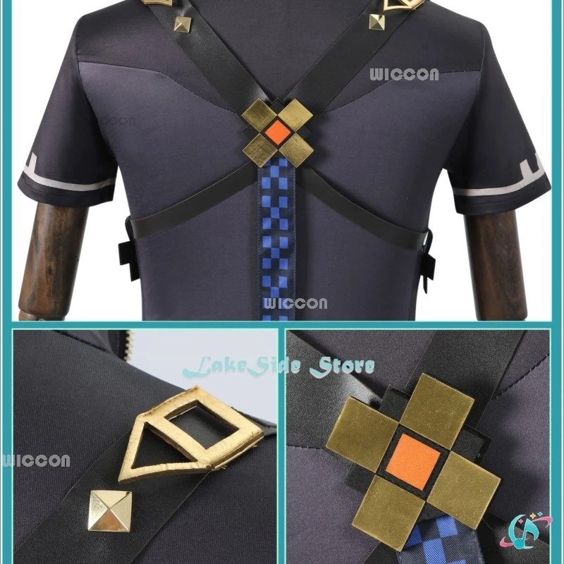 Genshin Impact Kinich Косплей Костюм Парик Игра Мужчины Женщины Natlan Ролевая игра Хэллоуин