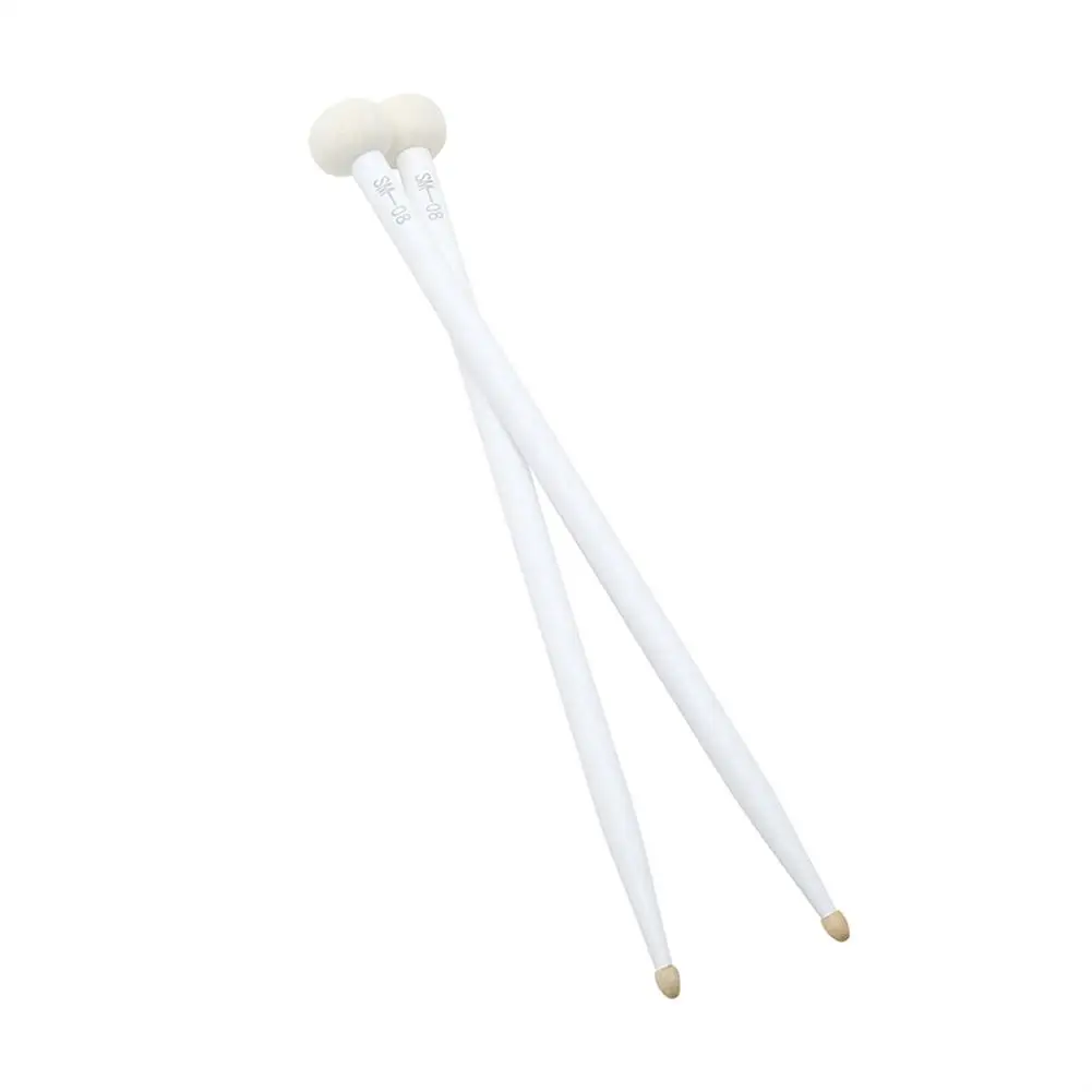 

1 Pair Head Drum Sticks Colorful Timpani Drumsticks Felt Percussion Instrument Practice Playing Double-head Drum Hammer