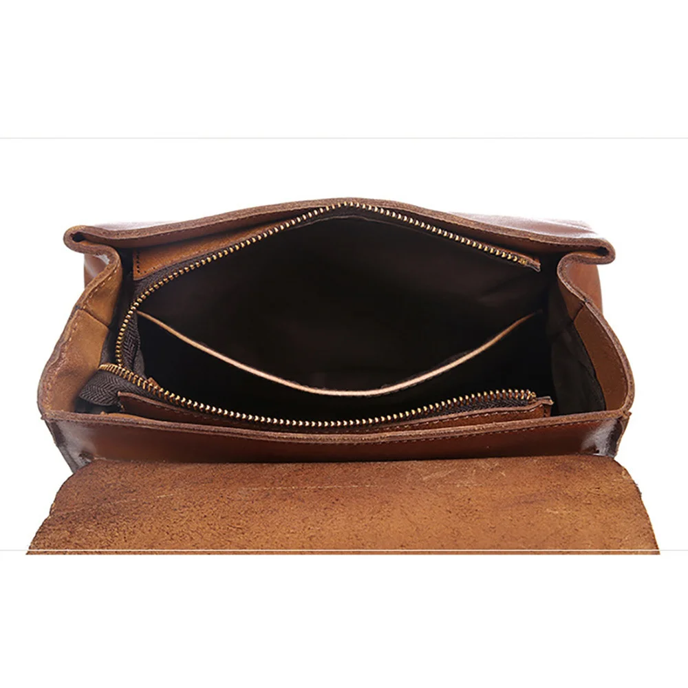 Мужской рюкзак из воловьей кожи первого слоя