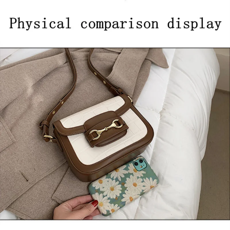 Women's Retro Fashion Shoulder Small Square Bag Luxury Simple Crossbody Underarm сумка женская Purses and Handbags Free Shipping