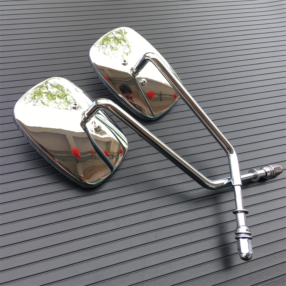 Хромированное боковое зеркало заднего вида для мотоцикла Harley Davidson Dyna Sportster Softail