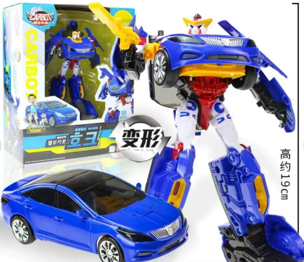 

New ABS Hello Carbot Transformation Robot Toys Action Figures Two Mode Deformation Rescue Car Deformed Toy for Children Gift 9
