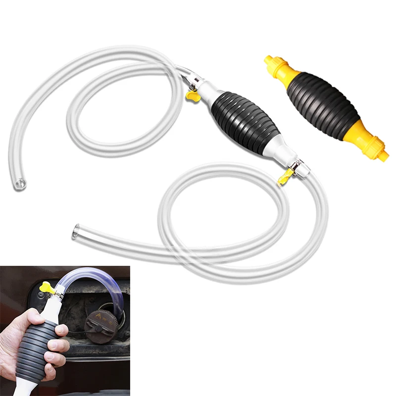 

Car Manual Fuel Tank Sucker Syphon Fuel Saver Universal Petrol Diesel Liquid Oil Transfer Pumps Auto Replacement Accessories