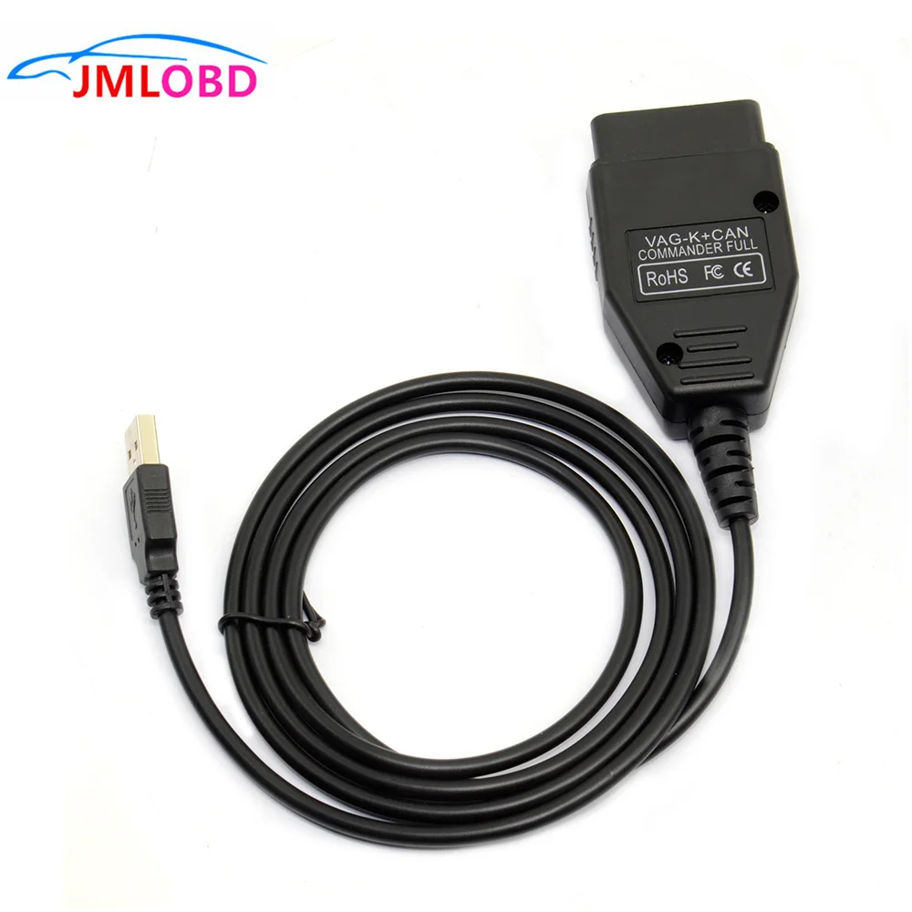 

Горячая Распродажа Бесплатная доставка VAG K + CAN Commander 1,4 Obd2 диагностический сканер инструмент OBDII VAG 1,4 COM Кабель для сканера Vag