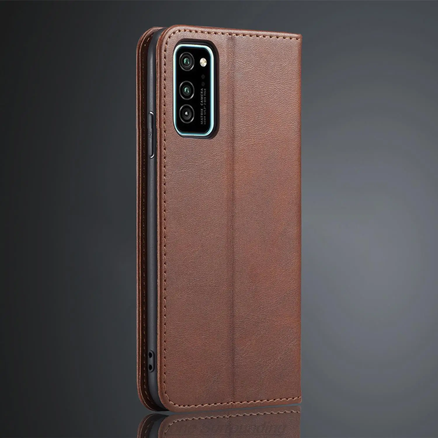 Кожаный чехол для Huawei Honor View 30/Honor View30 Pro кобура с магнитным притяжением откидная