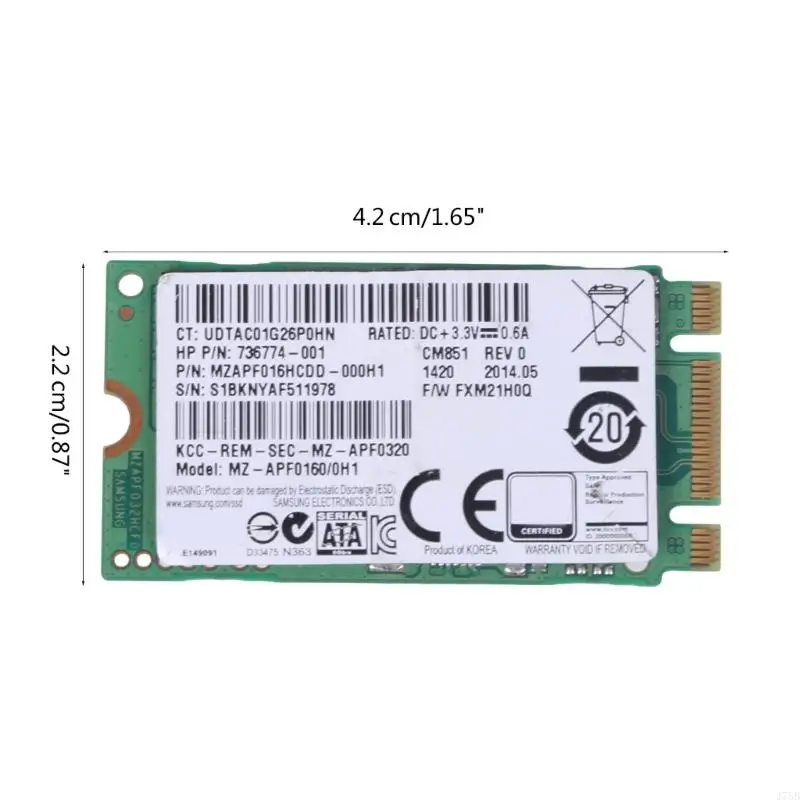 J78B 16GB M.2 2242 жесткий дискодов HDD -карты для надежных сведений о безопасности данных