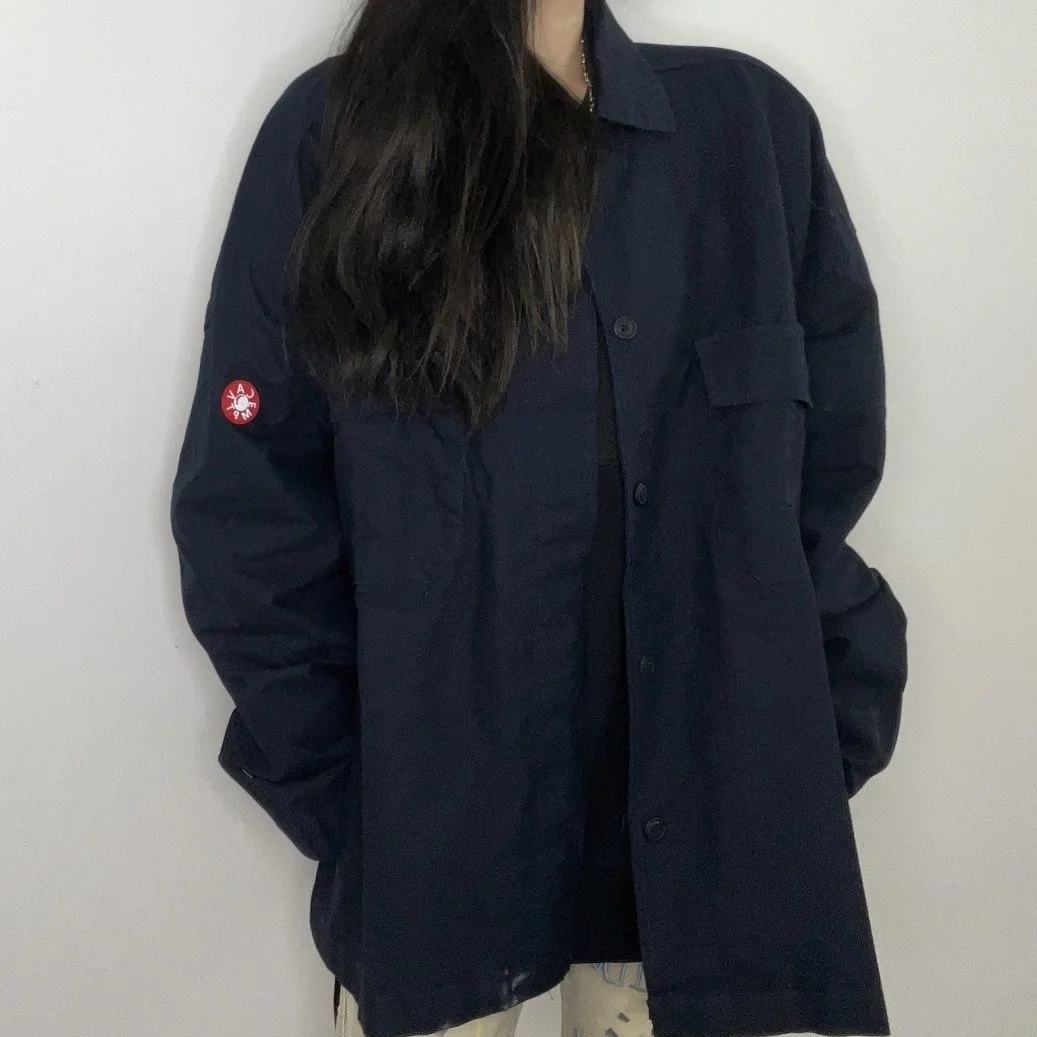 

2023 CAVEMPTs C.E JACKET Men Women 1:1 Top Quality Vintage Minimalist Design Royal Blue Shirt Jacket Clothing