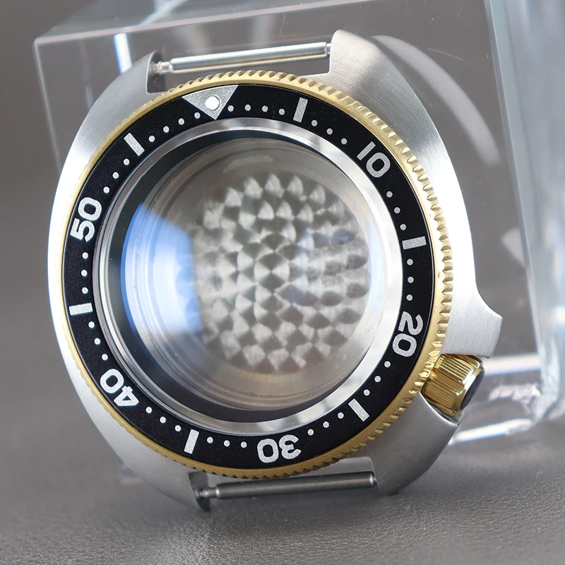 Чехлы для мужских часов 44 мм SKX 6105 запчасти сапфировое стекло Seiko NH35 NH36 механизм 28 5