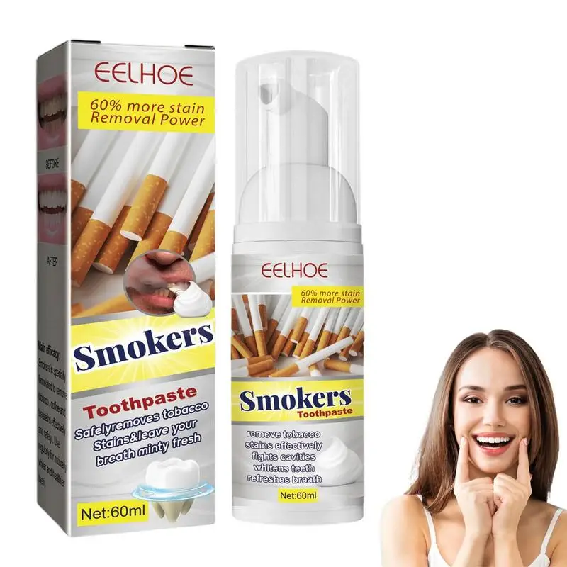 

Teeth Whitening Toothpaste 60ml Whitener Teeth Non-Invasive Whitening Toothpaste Effectively Removal Yellow Teeth Dental Care