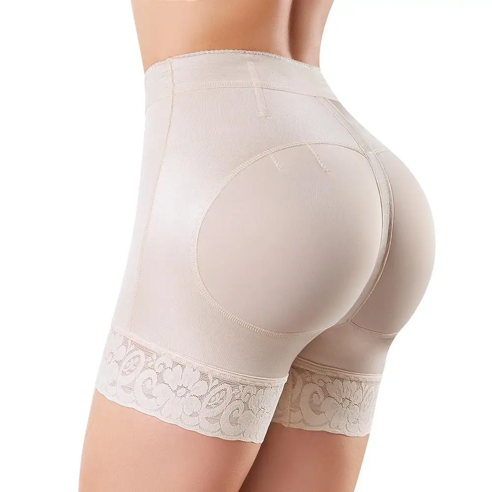 Fajas Colombianas High Waisted Hip Enhancer Panties Short Butt Lifter Body Shaper Tummy Control Waist Trainer Pads Seamless