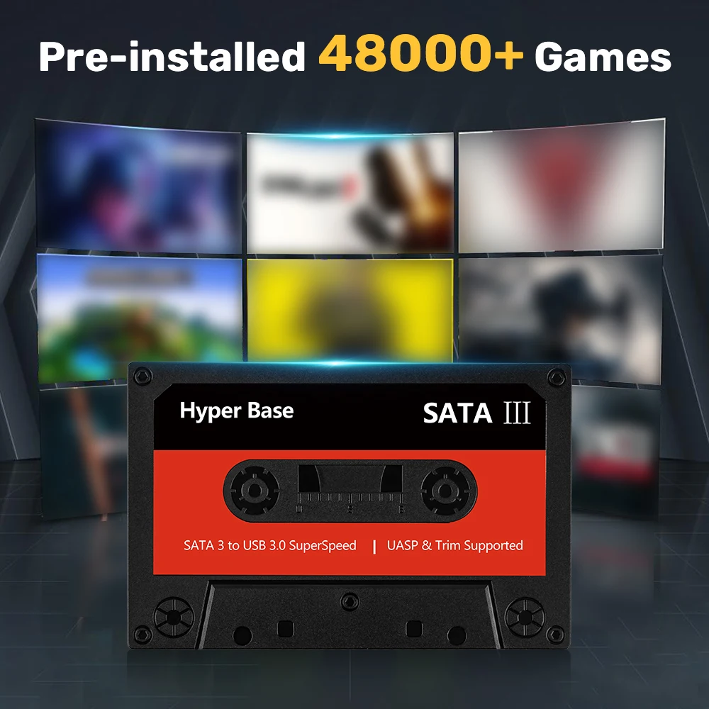 Игровой Жесткий Диск Batocera С Предварительной Загрузкой 48000+ Игр Для