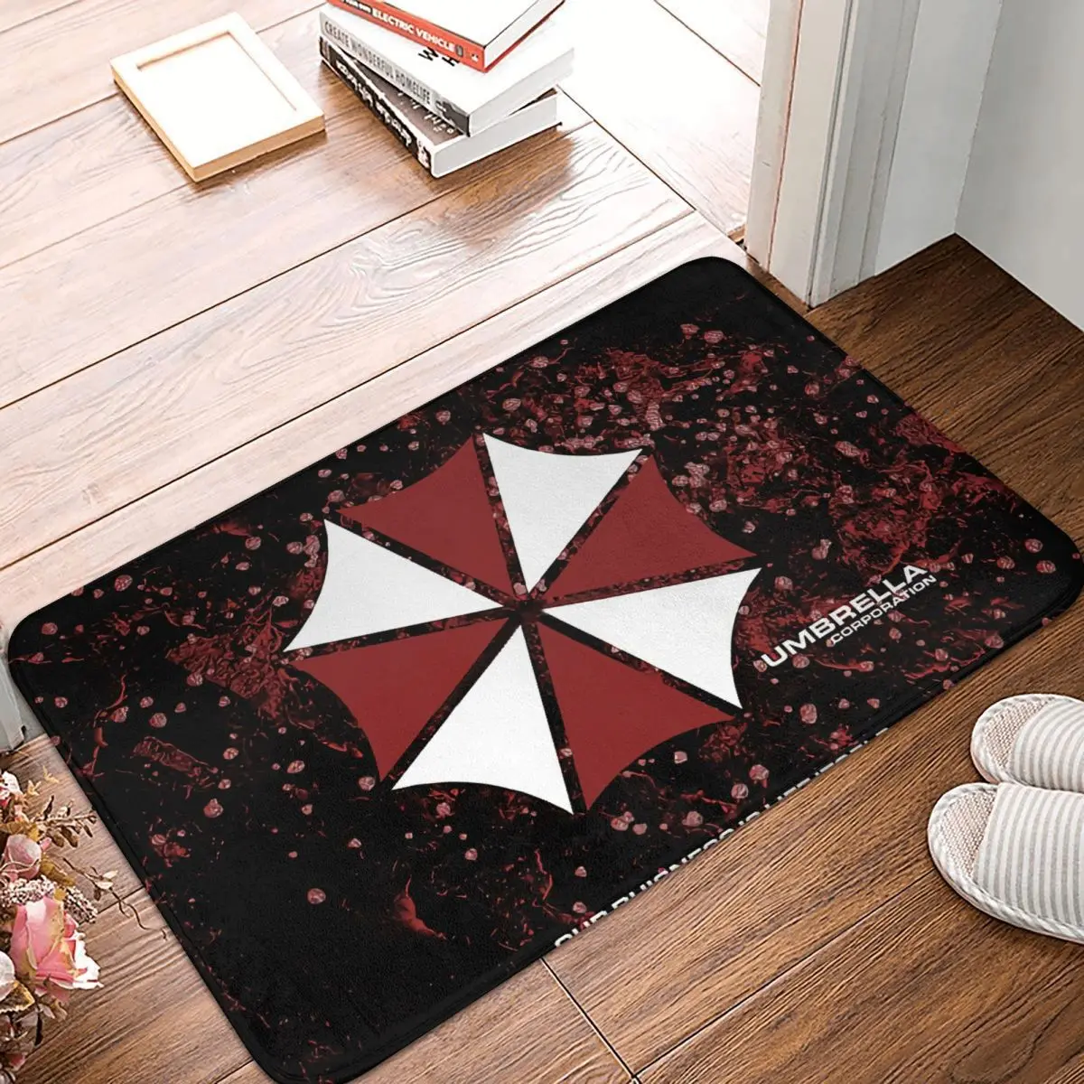 

Коврик для ванной комнаты Umbrella Corporation Our Buisness Is Life Itslf, Придверный коврик, кухонный ковер, ковер для входной двери, домашний декор