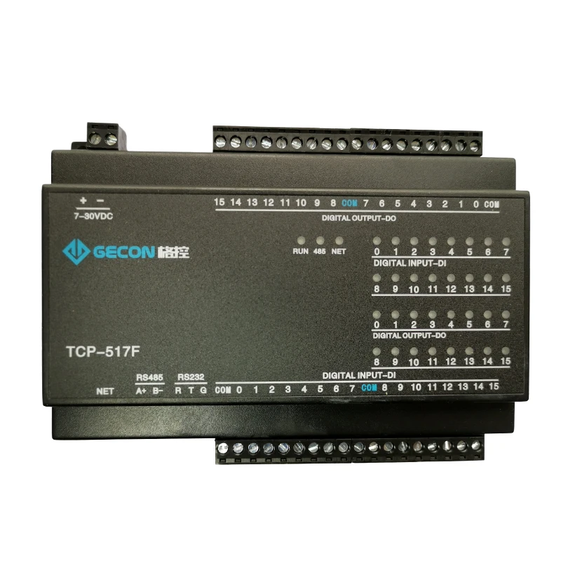 

16DO транзисторный выходной переключатель изоляционный Тип 16DI цифровой вход Ethernet MODBUS связи