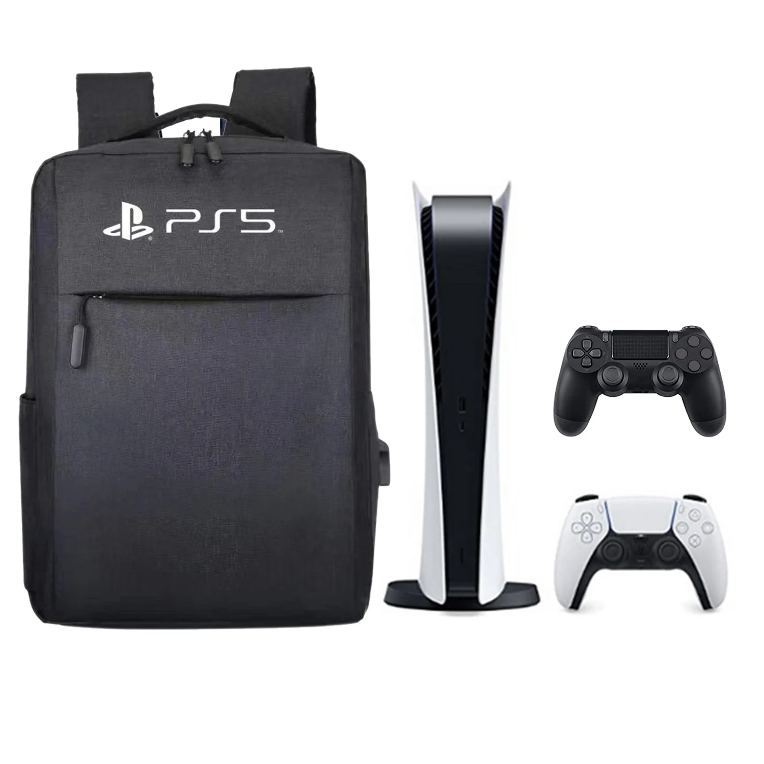 

Travel Carrying Case Portable Storage Bag Protective Shoulder Backpack for PlayStation 5 PS5 PS4 Console