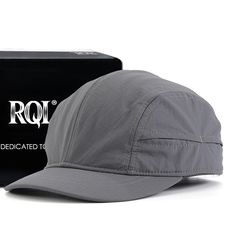 Бейсбольная Кепка Унисекс С Короткими Полями 5 см и застежкой сзади