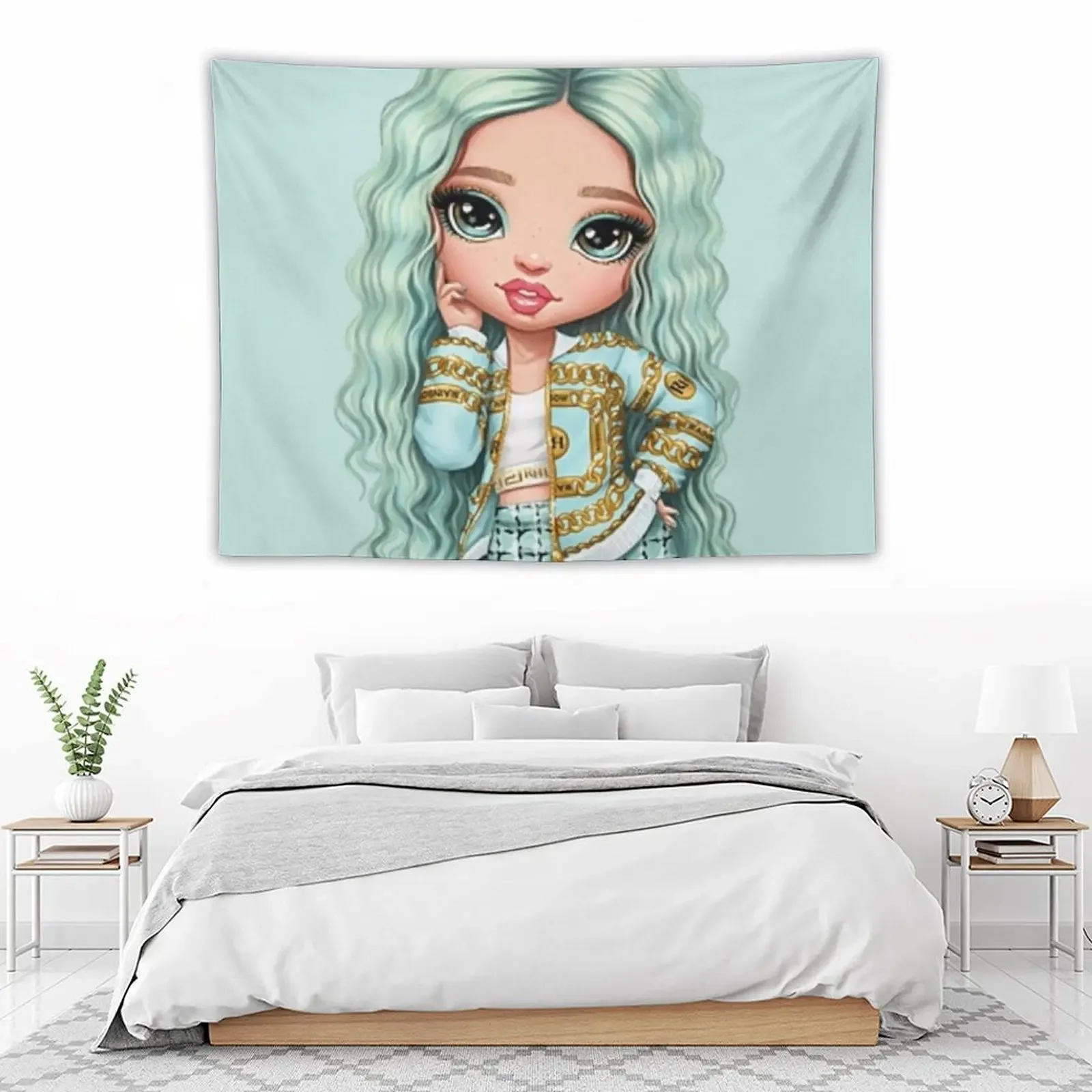 Радужный гобелен высокой Дафни Минтон украшение для комнаты эстетические