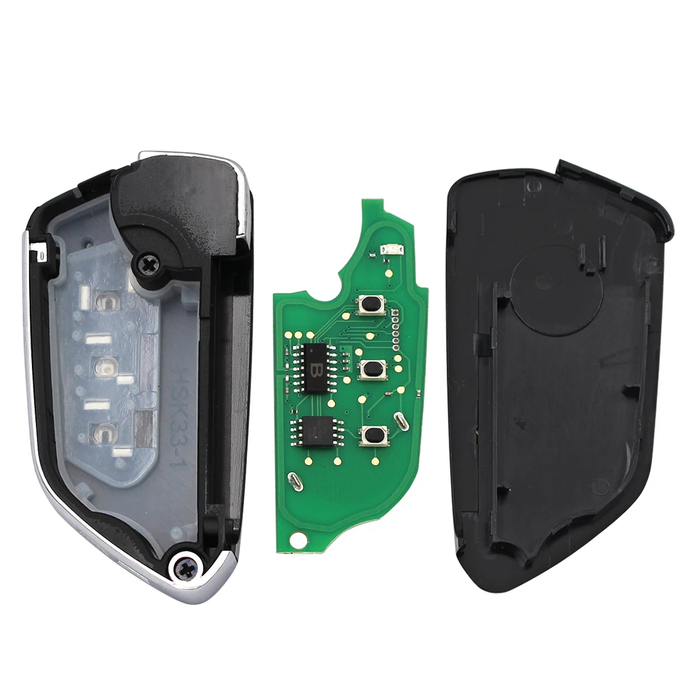 Фото Универсальный дистанционный ключ NB-Series NB34 для KD900 KD-X2 KEYDIY, 3 кнопки дистанционного ключа для VW Golf Style №5