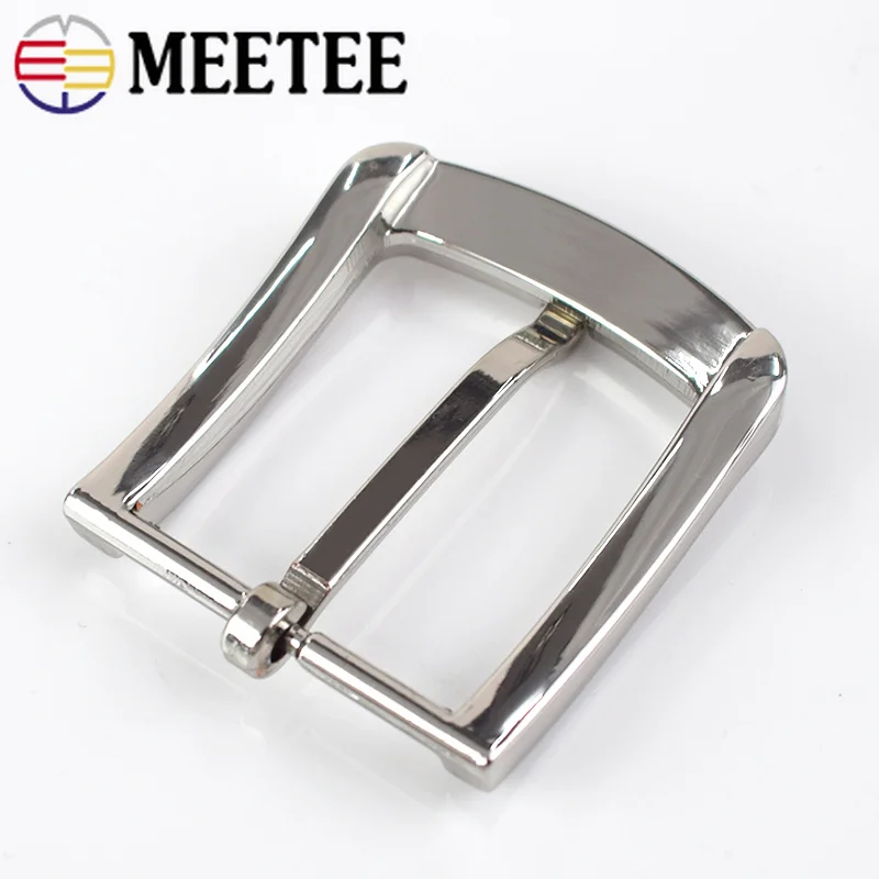 Металлическая пряжка для ремня Meetee 35 мм мужчин модные однотонные ремни пряжки с