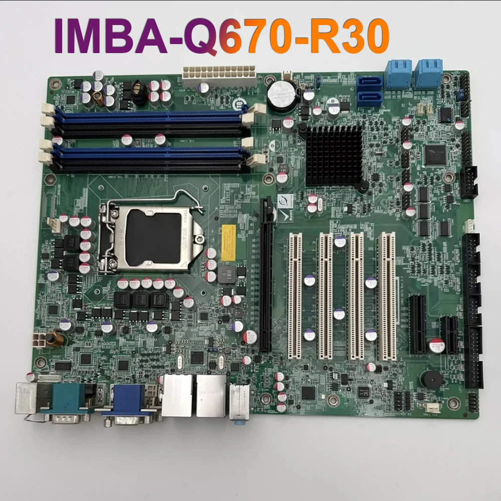 

For IEI Industrial Motherboard Dual Network Ports IMBA-Q670-R30 Rev:3.0