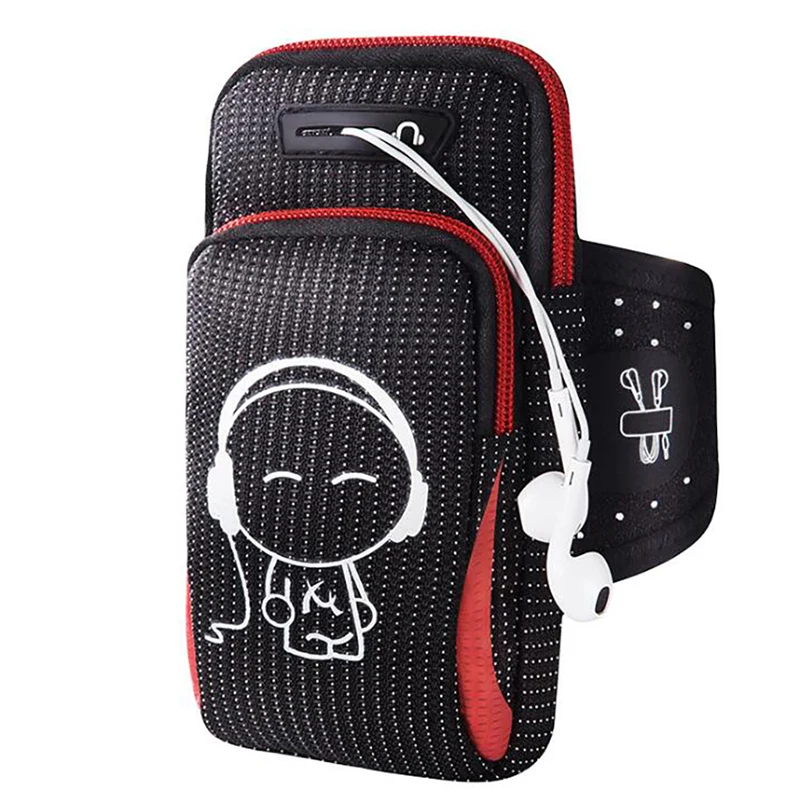 Universal Armband Sport Phone Case For Running Arm Phone Holder Sports Mobile Bag Hand for Smartphones Under 6.3"