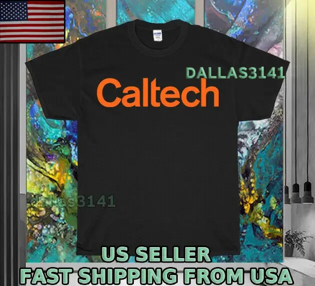 Новая футболка CALTECH с логотипом Калифорнии унисекс забавный мужской размер